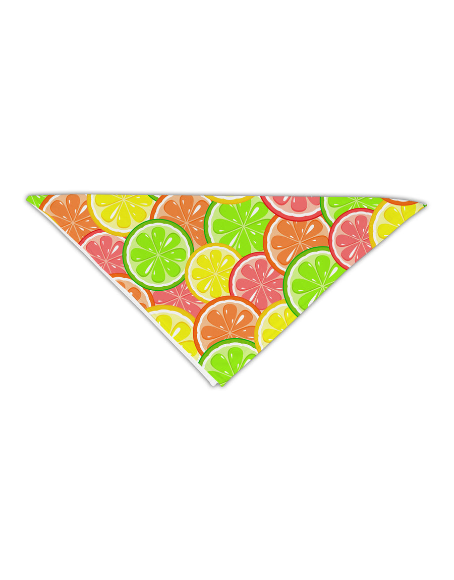 Colorful Citrus Fruits Adult 19&#x22; Square Bandana All Over Print-Square Bandanas-TooLoud-White-One-Size-Adult-Davson Sales