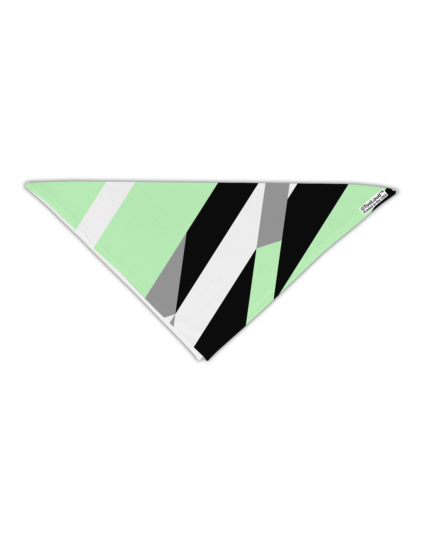 Minty Fresh Cubism Adult 19" Square Bandana All Over Print by-Square Bandanas-TooLoud-White-One-Size-Adult-Davson Sales