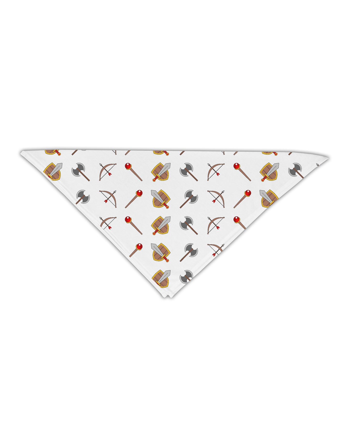 Fantasy Weapons Adult 19&#x22; Square Bandana by TooLoud-Square Bandanas-TooLoud-White-One-Size-Adult-Davson Sales