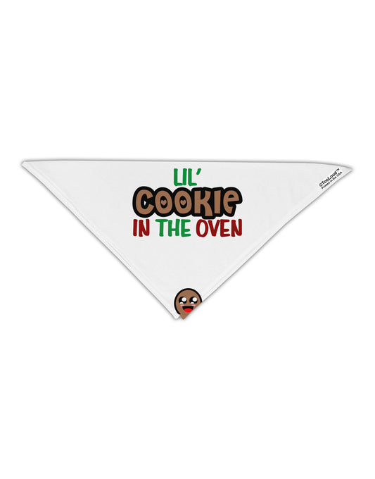 Lil Cookie In The Oven - Maternity AOP Adult 19&#x22; Square Bandana All Over Print-Square Bandanas-TooLoud-White-One-Size-Adult-Davson Sales