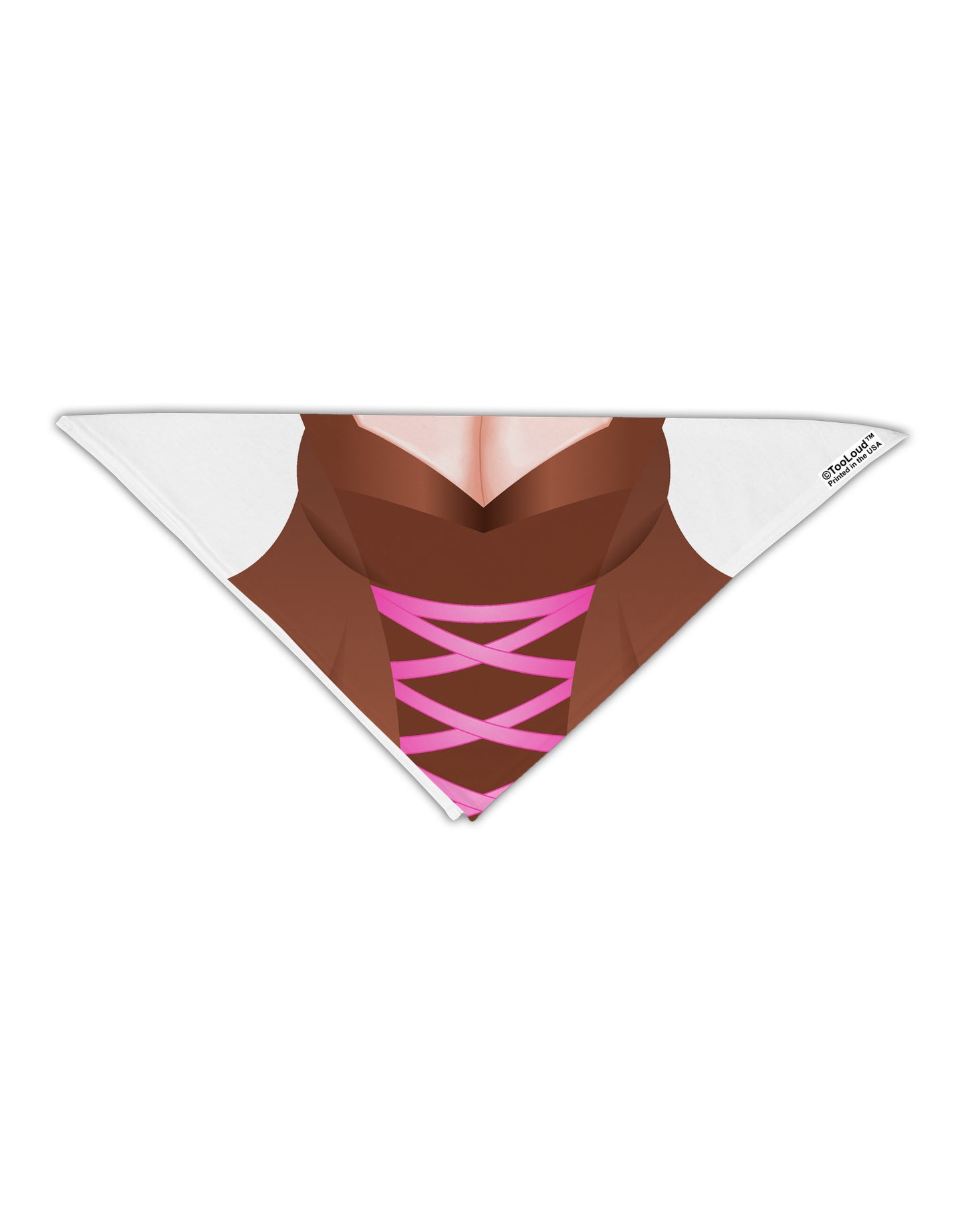 Sexy Dirndl Costume Brown Adult 19" Square Bandana All Over Print-Square Bandanas-TooLoud-White-One-Size-Adult-Davson Sales