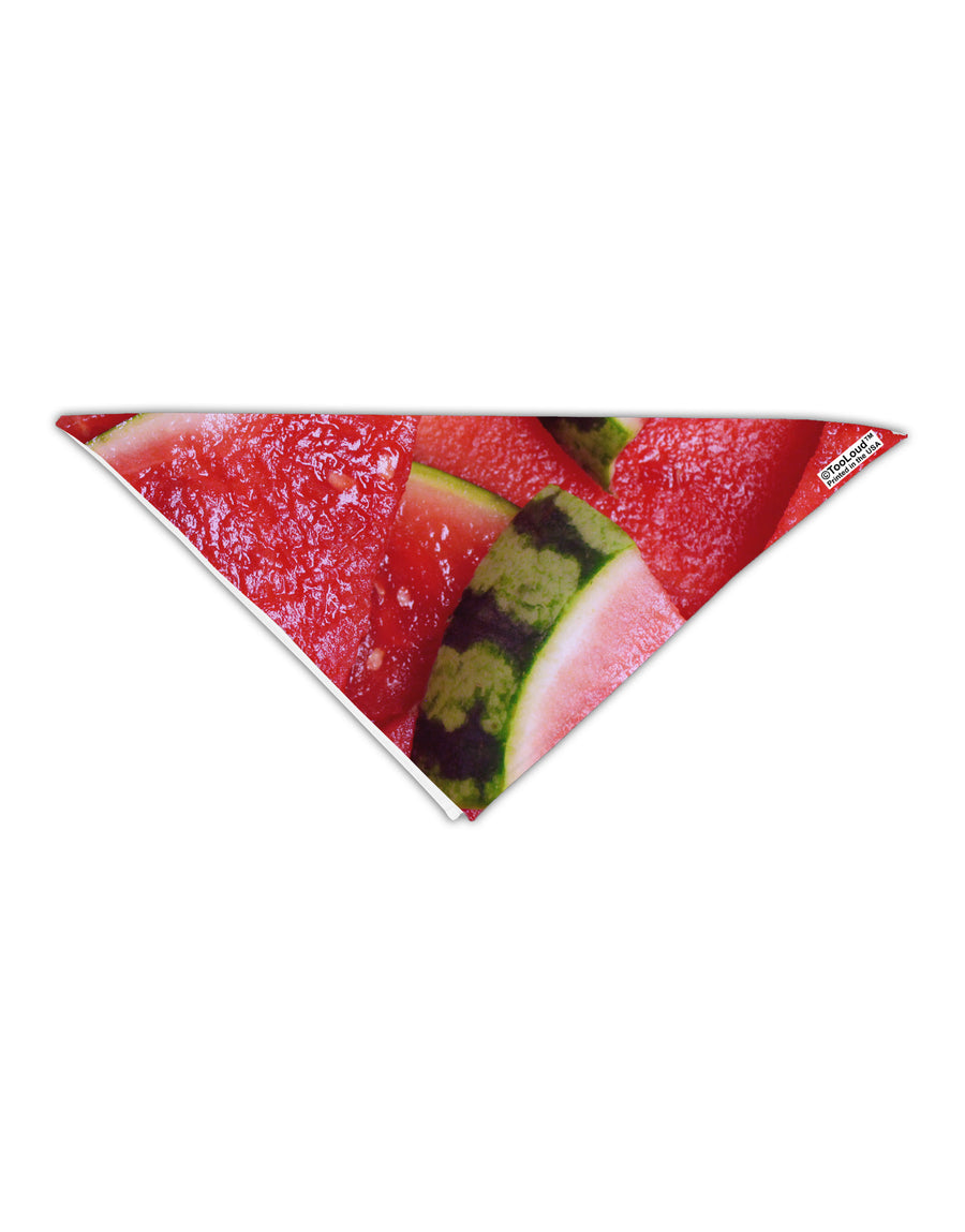 Watermelon Everywhere Adult 19&#x22; Square Bandana All Over Print-Square Bandanas-TooLoud-White-One-Size-Adult-Davson Sales