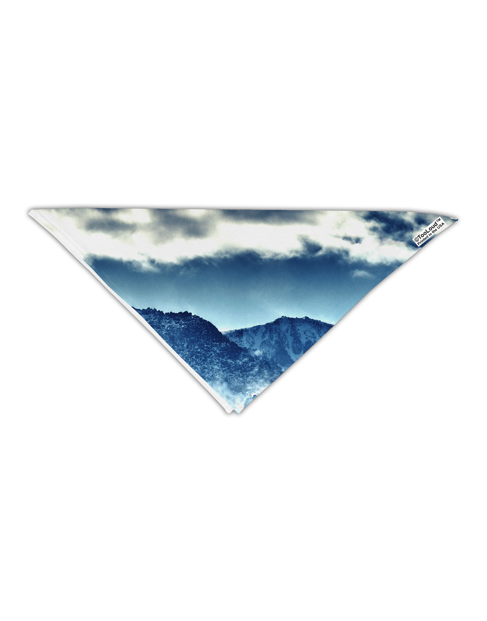Mountain Landsscape All-Over Adult 19" Square Bandana All Over Print-Square Bandanas-TooLoud-White-One-Size-Adult-Davson Sales