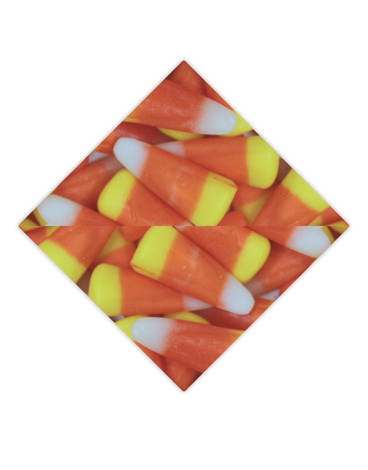 Candy Corn Adult Square Bandana All Over Print by TooLoud-Square Bandanas-TooLoud-White-One-Size-Adult-Davson Sales