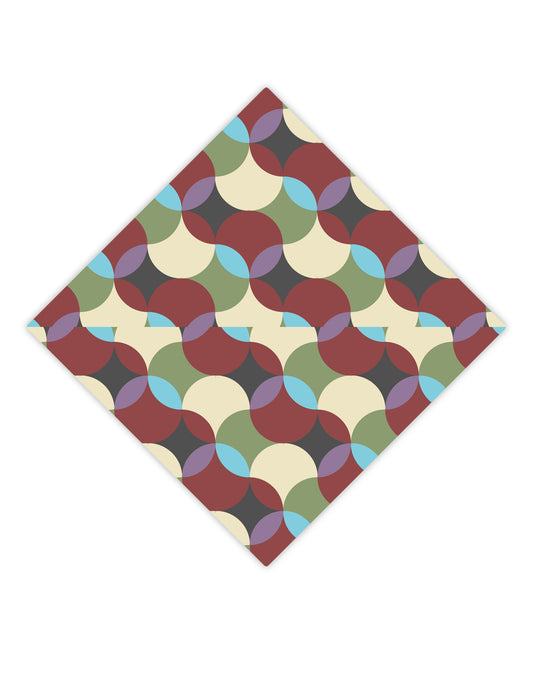 Geometric Abstract AOP Adult Square Bandana All Over Print by TooLoud-Square Bandanas-TooLoud-White-One-Size-Adult-Davson Sales