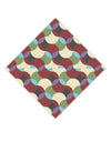 Geometric Abstract AOP Adult Square Bandana All Over Print by TooLoud-Square Bandanas-TooLoud-White-One-Size-Adult-Davson Sales