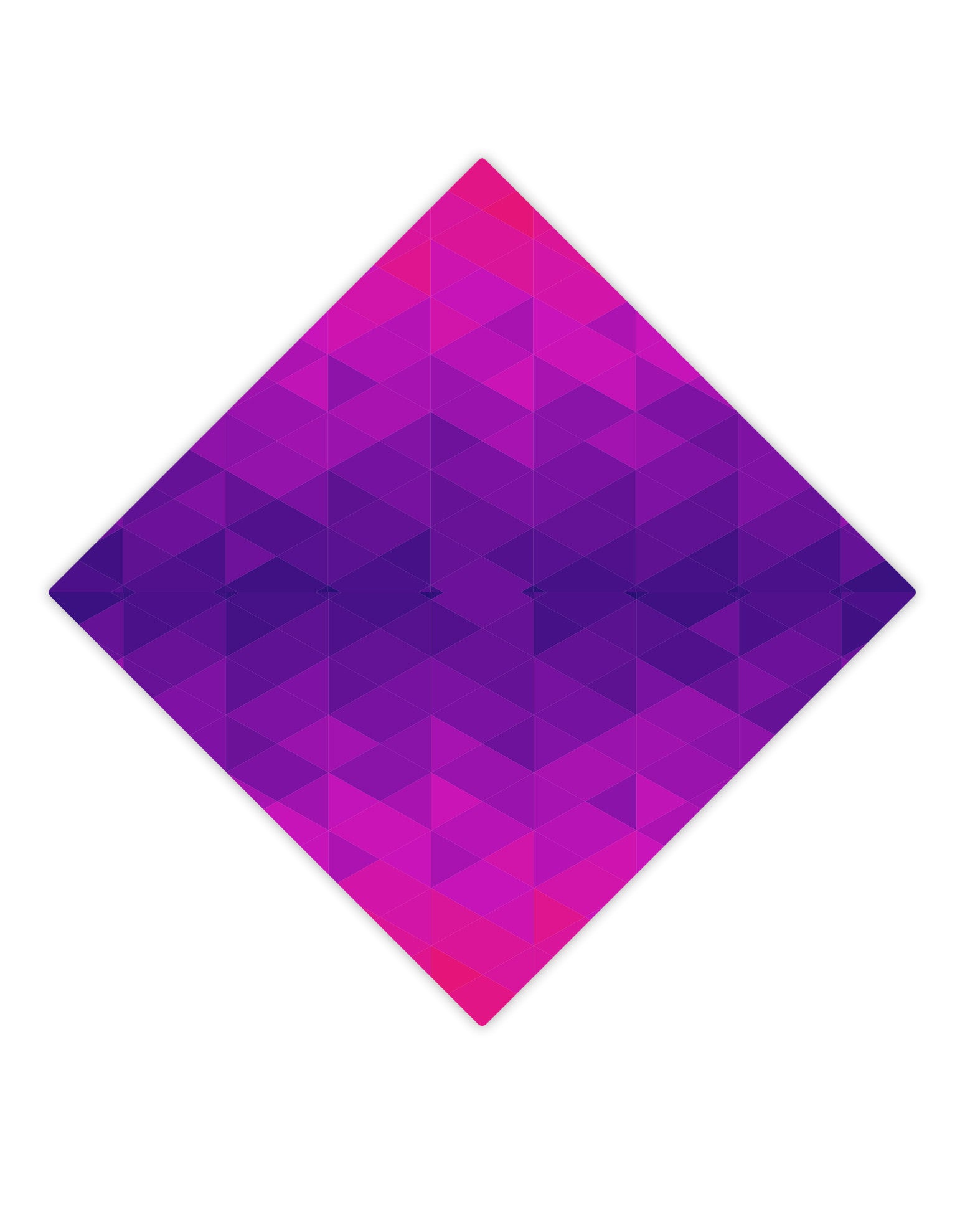 Geometric Gradient AOP Adult Square Bandana All Over Print by TooLoud-Square Bandanas-TooLoud-White-One-Size-Adult-Davson Sales