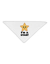 Cute Starfish - I am a Star Adult 19&#x22; Square Bandana by TooLoud-Square Bandanas-TooLoud-White-One-Size-Adult-Davson Sales