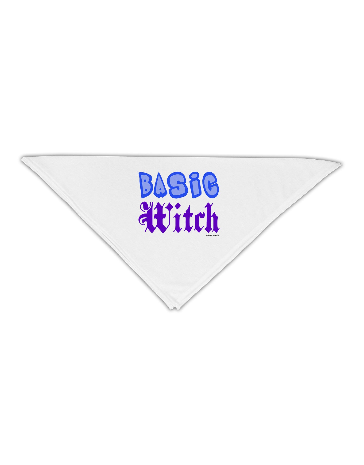 Basic Witch Color Blue Adult 19&#x22; Square Bandana-Square Bandanas-TooLoud-White-One-Size-Adult-Davson Sales