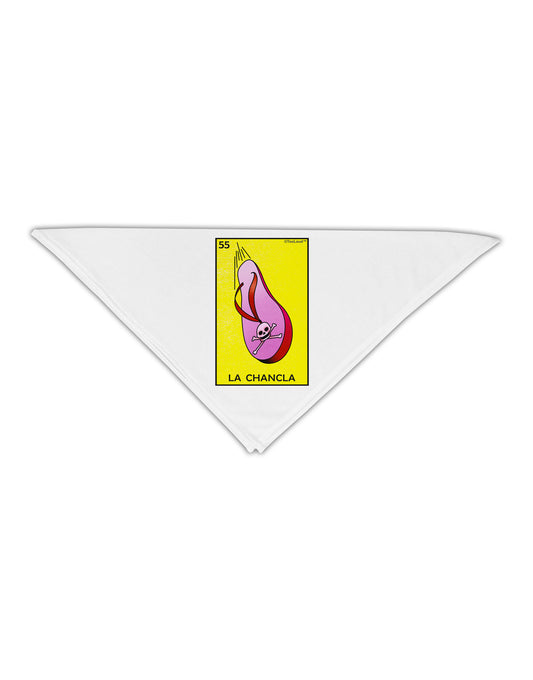 La Chancla Loteria Solid Adult 19&#x22; Square Bandana by-Square Bandanas-TooLoud-White-One-Size-Adult-Davson Sales