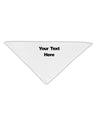 Enter Your Own Words Customized Text Adult 19&#x22; Square Bandana-Square Bandanas-TooLoud-White-One-Size-Adult-Davson Sales