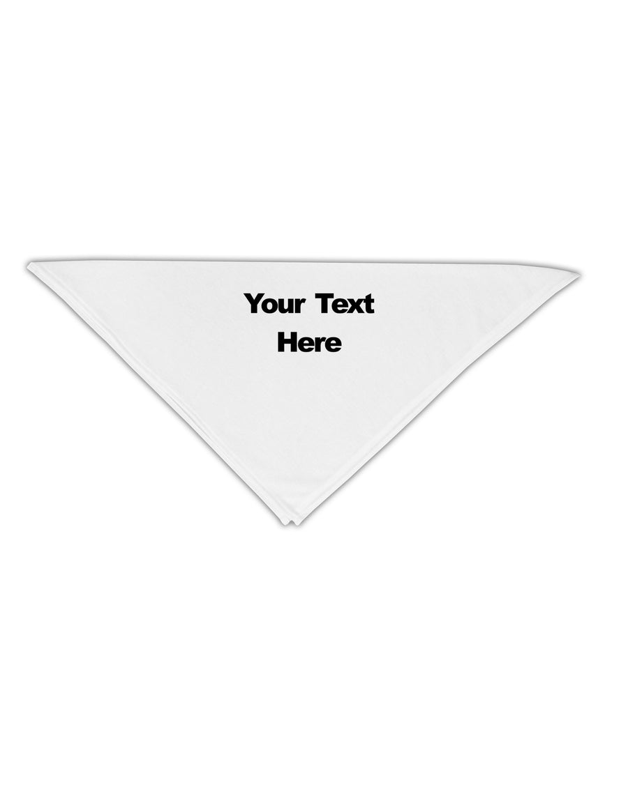 Enter Your Own Words Customized Text Adult 19&#x22; Square Bandana-Square Bandanas-TooLoud-White-One-Size-Adult-Davson Sales