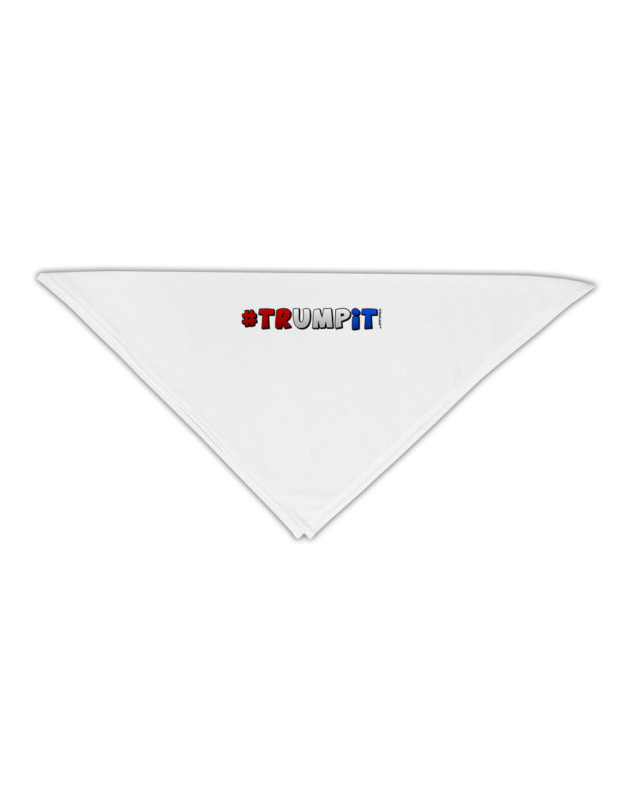 Hashtag Trumpit Adult 19" Square Bandana-Square Bandanas-TooLoud-White-One-Size-Adult-Davson Sales