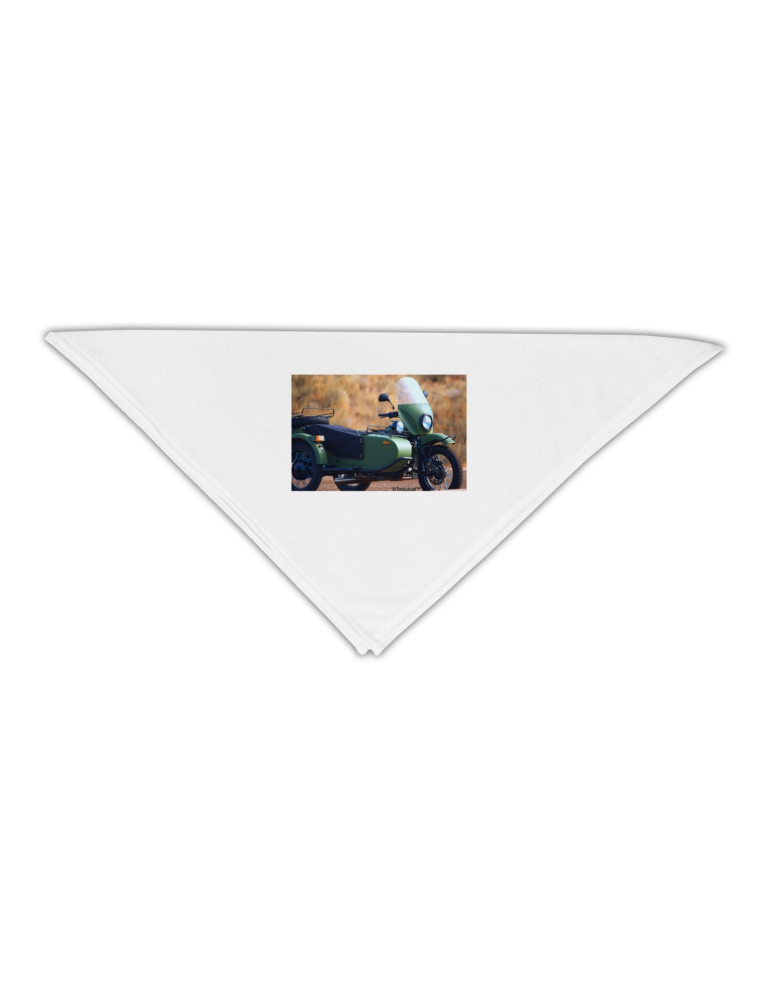 Sidecar Motorcycle Photo Adult 19" Square Bandana-Square Bandanas-TooLoud-White-One-Size-Adult-Davson Sales
