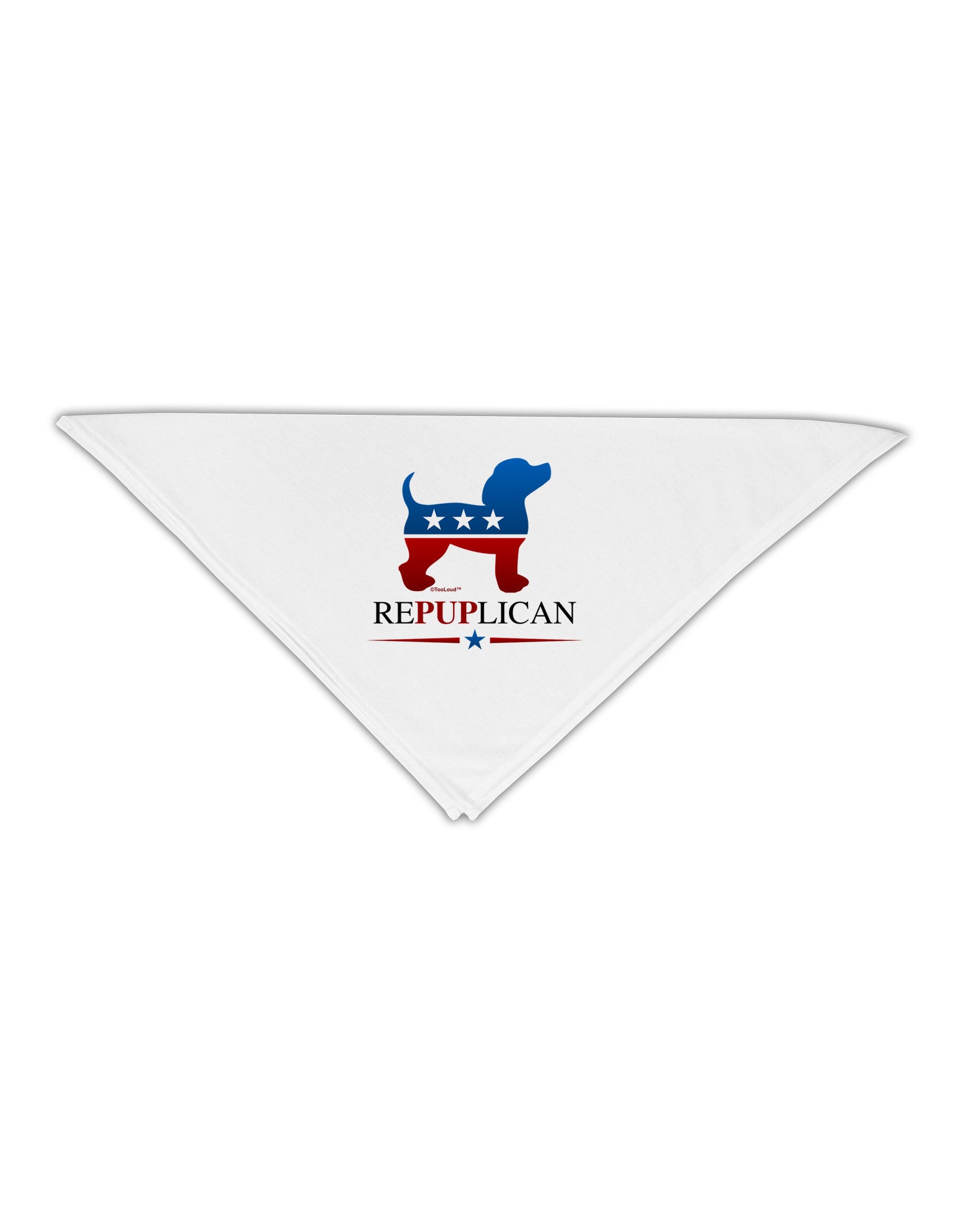 RePUPlican Adult 19" Square Bandana-Square Bandanas-TooLoud-White-One-Size-Adult-Davson Sales