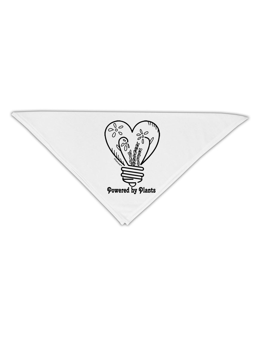 Powered by Plants Adult 19 Inch Square Bandana-Bandanas-TooLoud-White-One-Size-Adult-Davson Sales