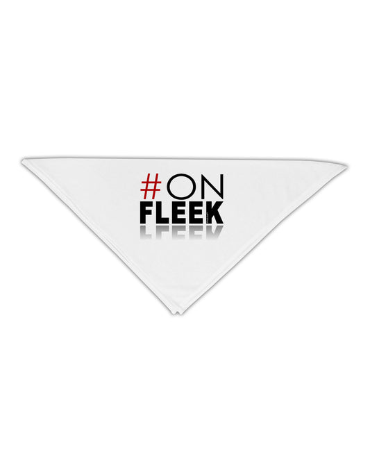 Hashtag On Fleek Adult 19&#x22; Square Bandana-Square Bandanas-TooLoud-White-One-Size-Adult-Davson Sales