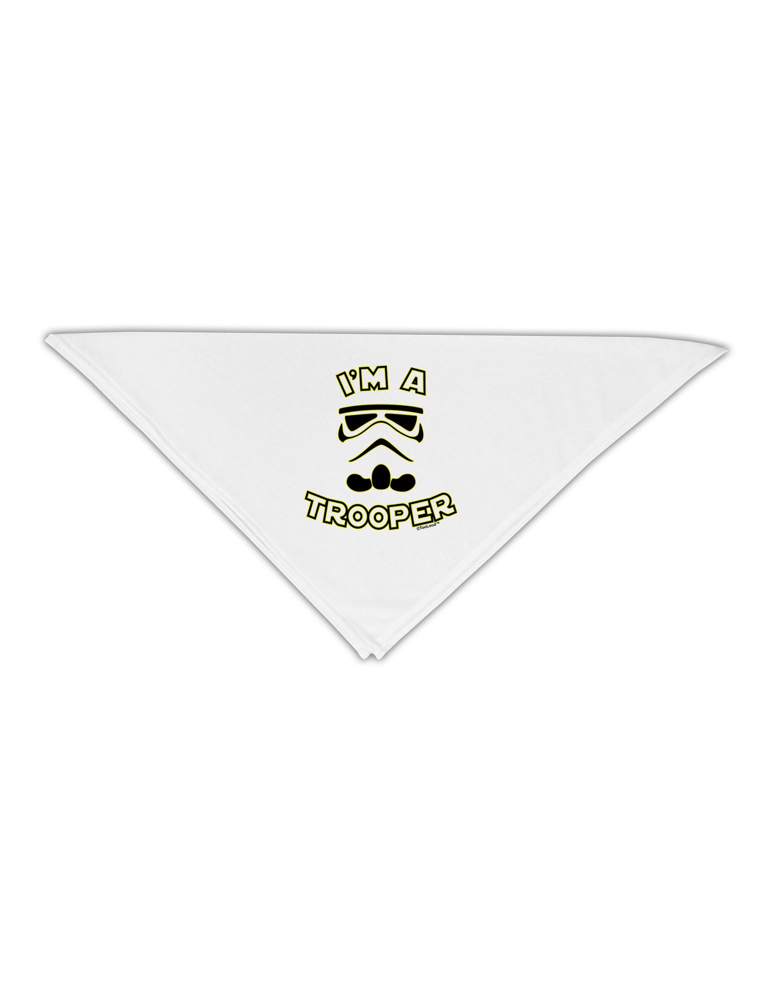 I'm A Trooper Adult 19" Square Bandana-Square Bandanas-TooLoud-White-One-Size-Adult-Davson Sales