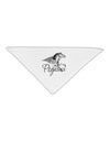 Pegasus Illustration Adult 19&#x22; Square Bandana-Square Bandanas-TooLoud-White-One-Size-Adult-Davson Sales