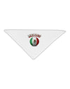 Soccer Ball Flag - Mexico Adult 19&#x22; Square Bandana-Square Bandanas-TooLoud-White-One-Size-Adult-Davson Sales