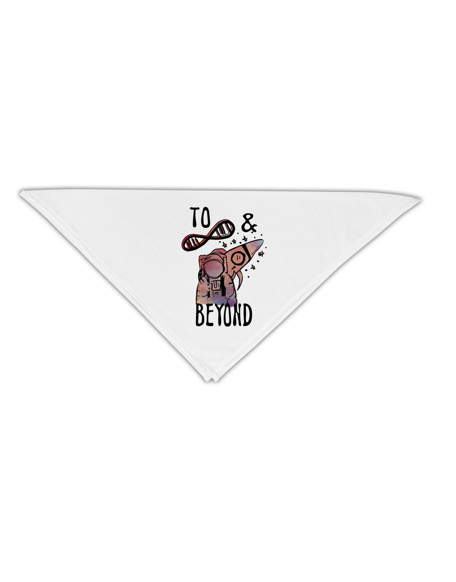 TooLoud To infinity and beyond Adult 19 Inch Square Bandana-Bandanas-TooLoud-White-One-Size-Adult-Davson Sales