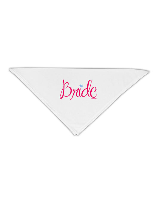 Bride Design - Diamond - Color Adult 19&#x22; Square Bandana-Square Bandanas-TooLoud-White-One-Size-Adult-Davson Sales