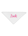 Bride Design - Diamond - Color Adult 19&#x22; Square Bandana-Square Bandanas-TooLoud-White-One-Size-Adult-Davson Sales