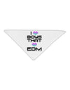 I Heart Boys That Heart EDM Adult 19&#x22; Square Bandana-Square Bandanas-TooLoud-White-One-Size-Adult-Davson Sales