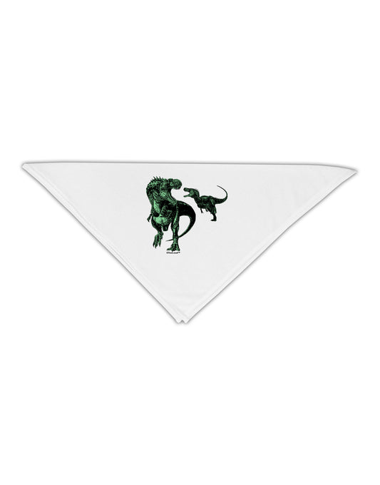 Jurassic Dinosaur Design 1 Adult 19&#x22; Square Bandana by TooLoud-Square Bandanas-TooLoud-White-One-Size-Adult-Davson Sales