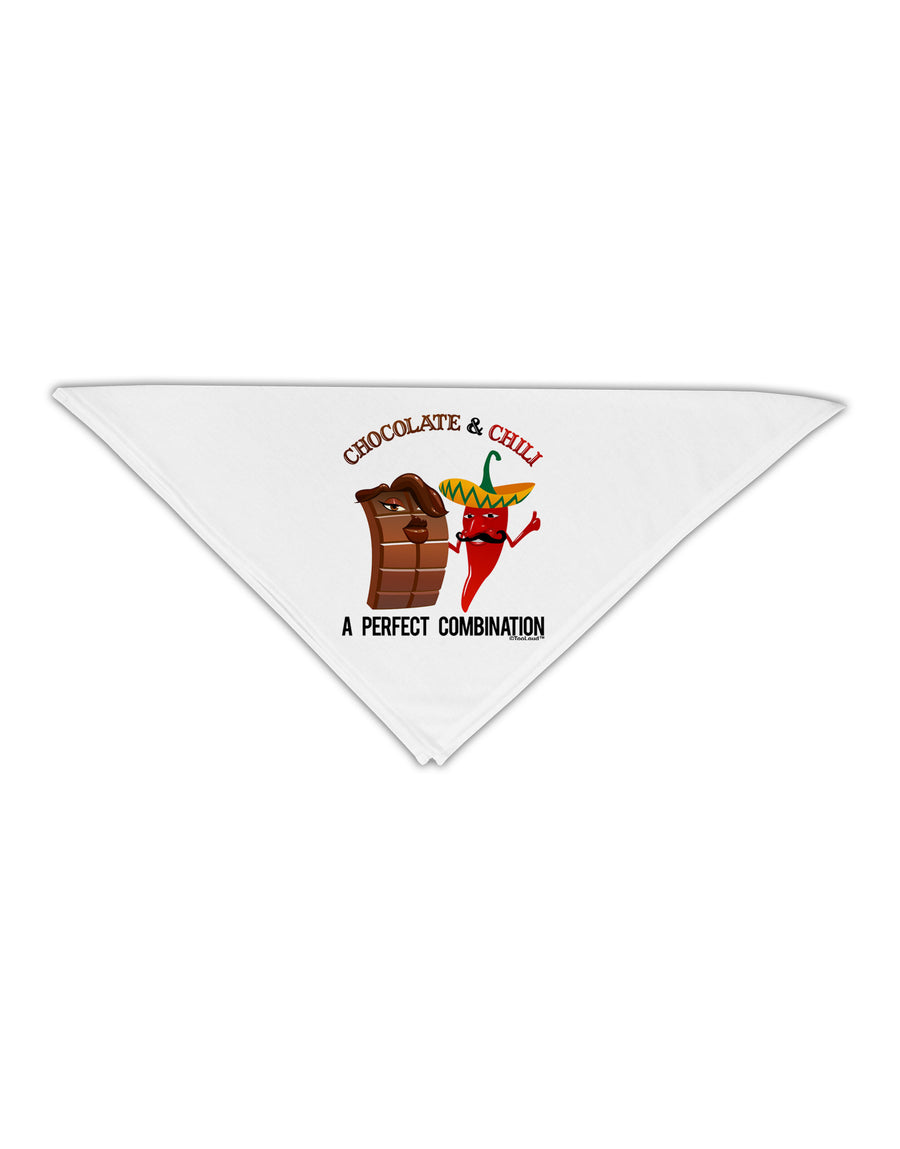 Chiles and Chocolate Adult 19&#x22; Square Bandana-Square Bandanas-TooLoud-White-One-Size-Adult-Davson Sales