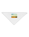 CO Beautiful View Watercolor Adult 19&#x22; Square Bandana-Square Bandanas-TooLoud-White-One-Size-Adult-Davson Sales