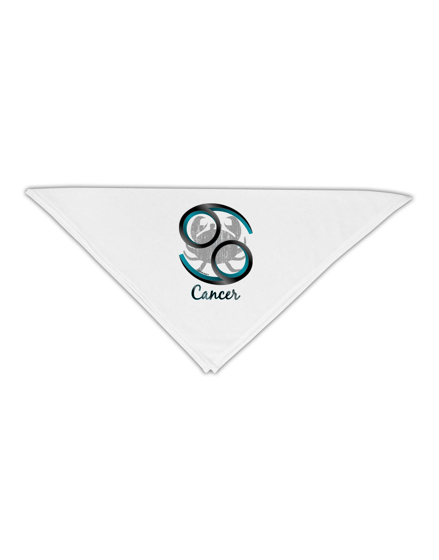 Cancer Symbol Adult 19" Square Bandana-Square Bandanas-TooLoud-White-One-Size-Adult-Davson Sales