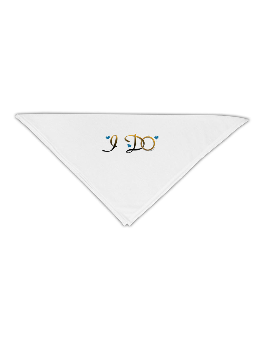 I Do - Groom Adult 19" Square Bandana-Square Bandanas-TooLoud-White-One-Size-Adult-Davson Sales