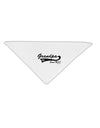 TooLoud Custom Grandpa Since YOUR YEAR Adult 19 Inch Square Bandana-Bandanas-TooLoud-White-One-Size-Adult-Davson Sales