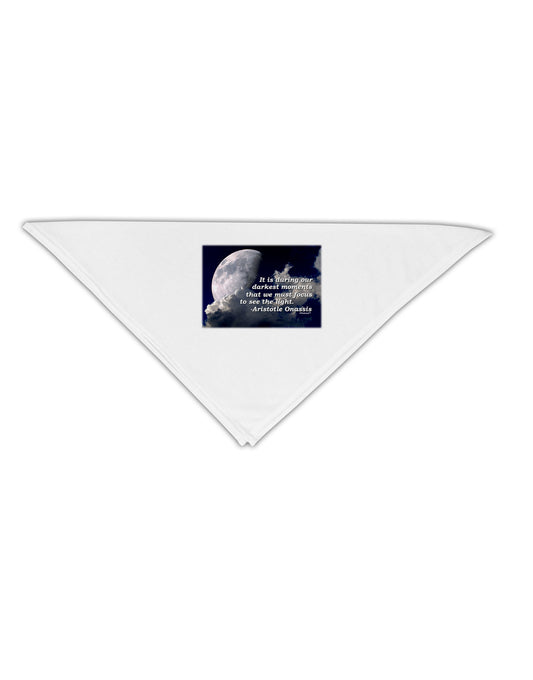 Our Darkest Moments Adult 19" Square Bandana-Square Bandanas-TooLoud-White-One-Size-Adult-Davson Sales