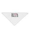 Book Nerd Adult 19&#x22; Square Bandana-Square Bandanas-TooLoud-White-One-Size-Adult-Davson Sales