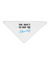 You Don't Scare Me - I Have Sons Adult 19&#x22; Square Bandana by TooLoud-Square Bandanas-TooLoud-White-One-Size-Adult-Davson Sales