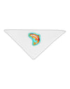 Rainbow Trout WaterColor Adult 19&#x22; Square Bandana-Square Bandanas-TooLoud-White-One-Size-Adult-Davson Sales