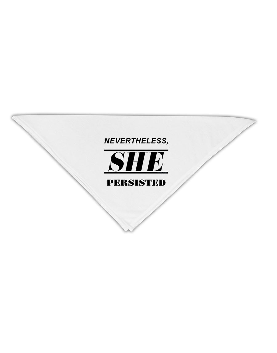 Nevertheless She Persisted Women's Rights Adult 19&#x22; Square Bandana by TooLoud-Square Bandanas-TooLoud-White-One-Size-Adult-Davson Sales