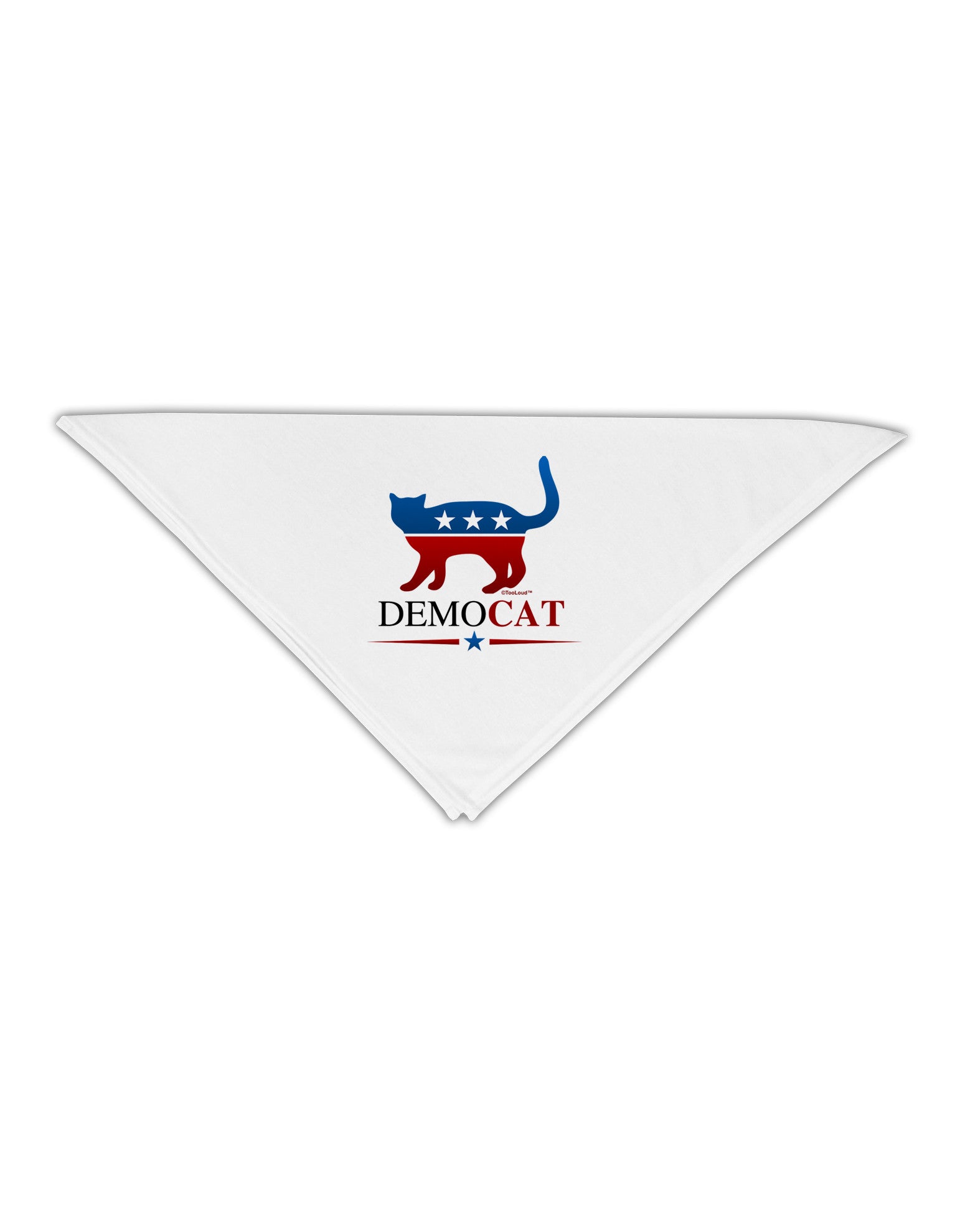 DemoCAT Adult 19&#x22; Square Bandana-Square Bandanas-TooLoud-White-One-Size-Adult-Davson Sales