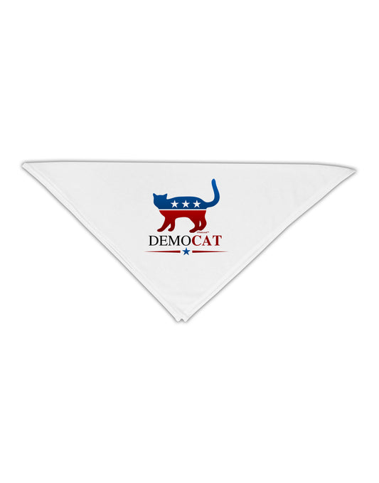 DemoCAT Adult 19&#x22; Square Bandana-Square Bandanas-TooLoud-White-One-Size-Adult-Davson Sales