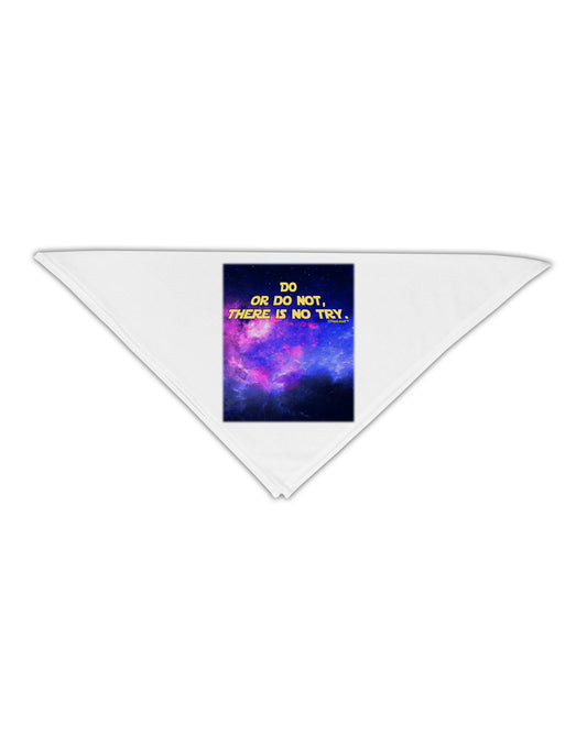 Do or Do Not Adult 19&#x22; Square Bandana-Square Bandanas-TooLoud-White-One-Size-Adult-Davson Sales