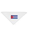 Cuba Flag Cubana Adult 19&#x22; Square Bandana by TooLoud-Square Bandanas-TooLoud-White-One-Size-Adult-Davson Sales