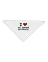 I Heart My Gamer Boyfriend Adult 19&#x22; Square Bandana-Square Bandanas-TooLoud-White-One-Size-Adult-Davson Sales