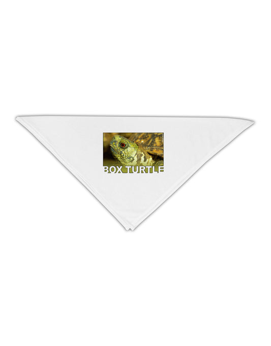 Menacing Turtle with Text Adult 19&#x22; Square Bandana-Square Bandanas-TooLoud-White-One-Size-Adult-Davson Sales