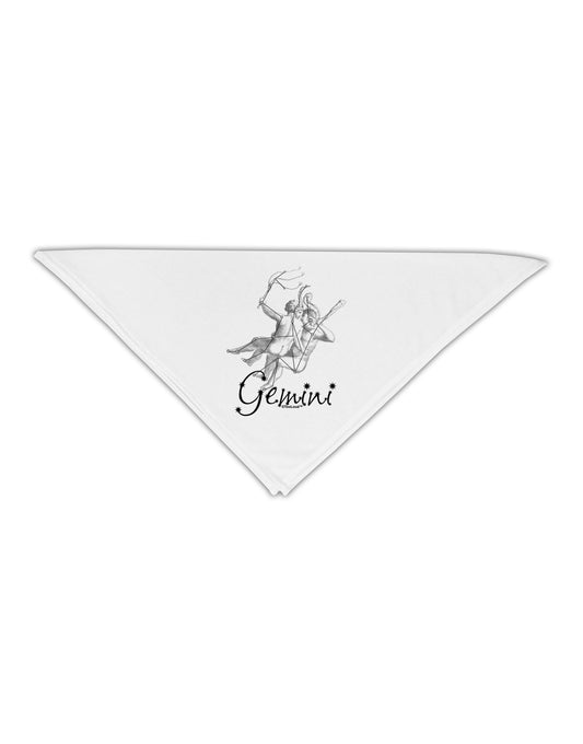 Gemini Constellation Adult 19&#x22; Square Bandana-Square Bandanas-TooLoud-White-One-Size-Adult-Davson Sales