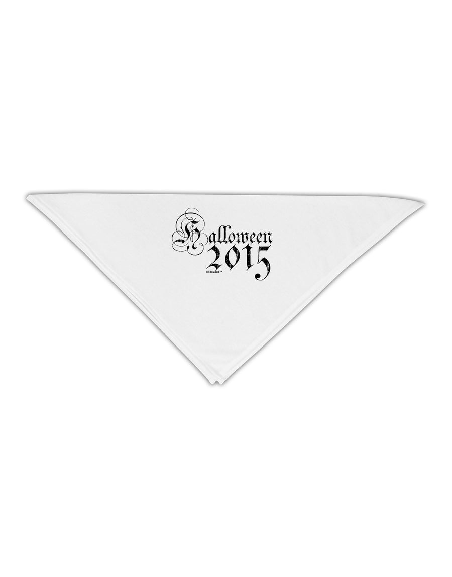 Halloween Current Year Script Distressed Adult 19&#x22; Square Bandana-Square Bandanas-TooLoud-White-One-Size-Adult-Davson Sales