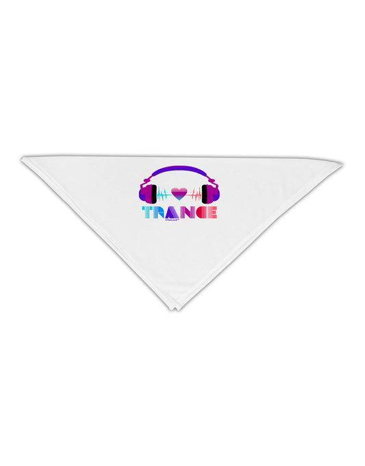 Heart Trance Adult 19&#x22; Square Bandana-Square Bandanas-TooLoud-White-One-Size-Adult-Davson Sales