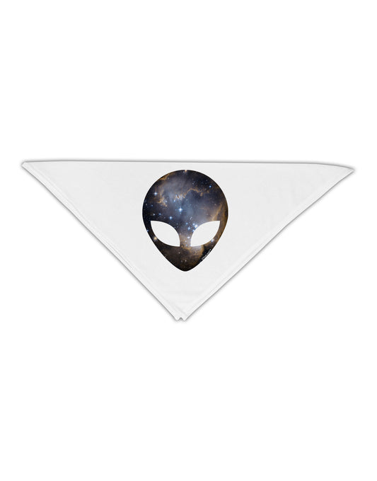 Extraterrestrial Face - Space #1 Adult 19&#x22; Square Bandana by TooLoud-Square Bandanas-TooLoud-White-One-Size-Adult-Davson Sales