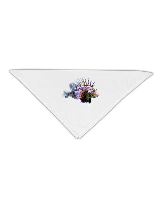 Lionfish Adult 19&#x22; Square Bandana-Square Bandanas-TooLoud-White-One-Size-Adult-Davson Sales